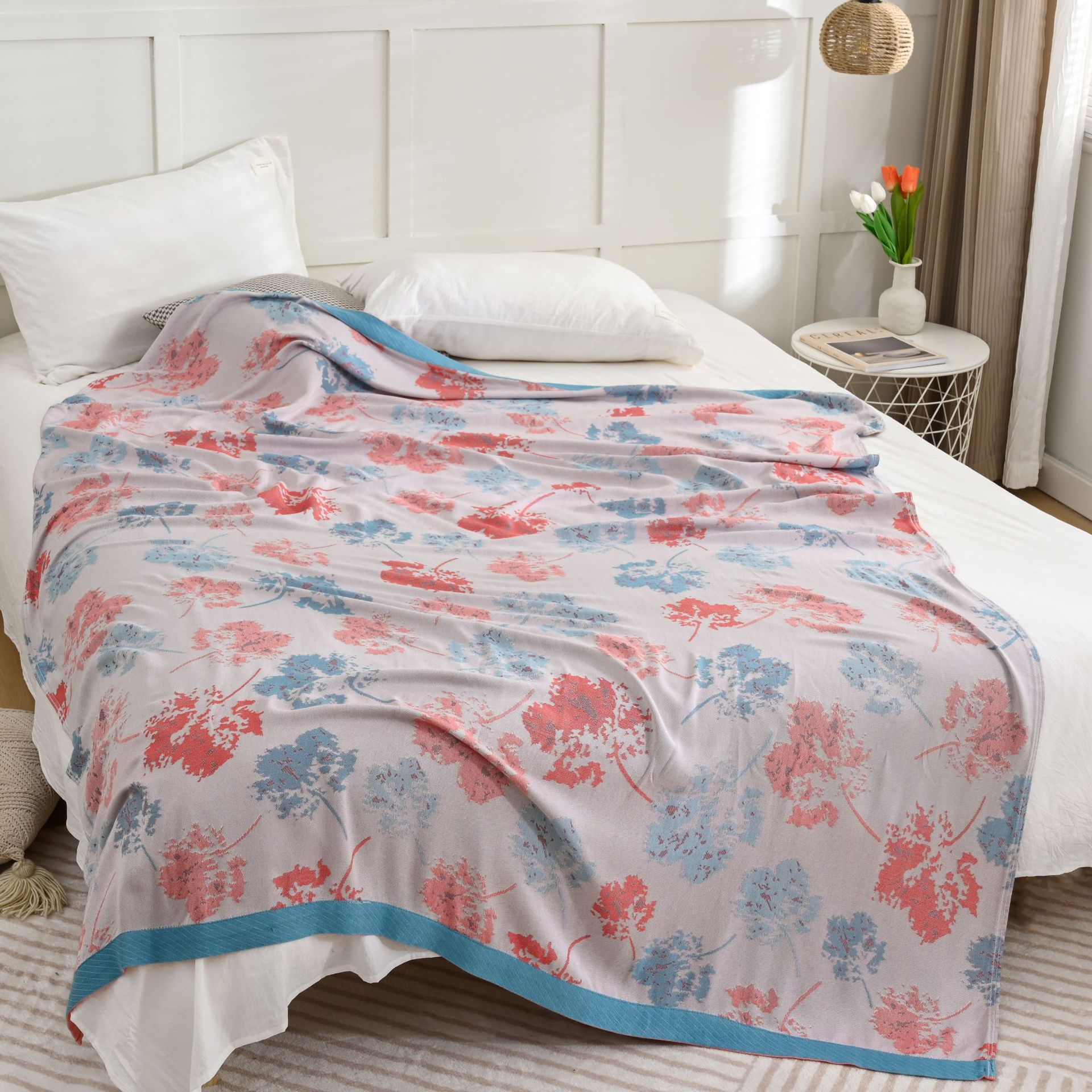 Bamboo Fiber Cover Blanket Cold Cold Silk Blanket Children's Blanket Towel By Adult Air Conditioning Blanket Cold Office Nap Application Scenario