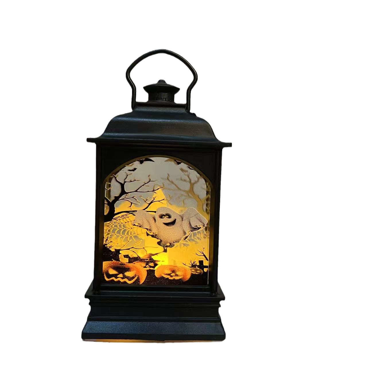 Cross-Border New Halloween Pumpkin Lantern Led Light Portable Jack-O '-Lantern Halloween Dress Up Props Table Decoration Item Picture