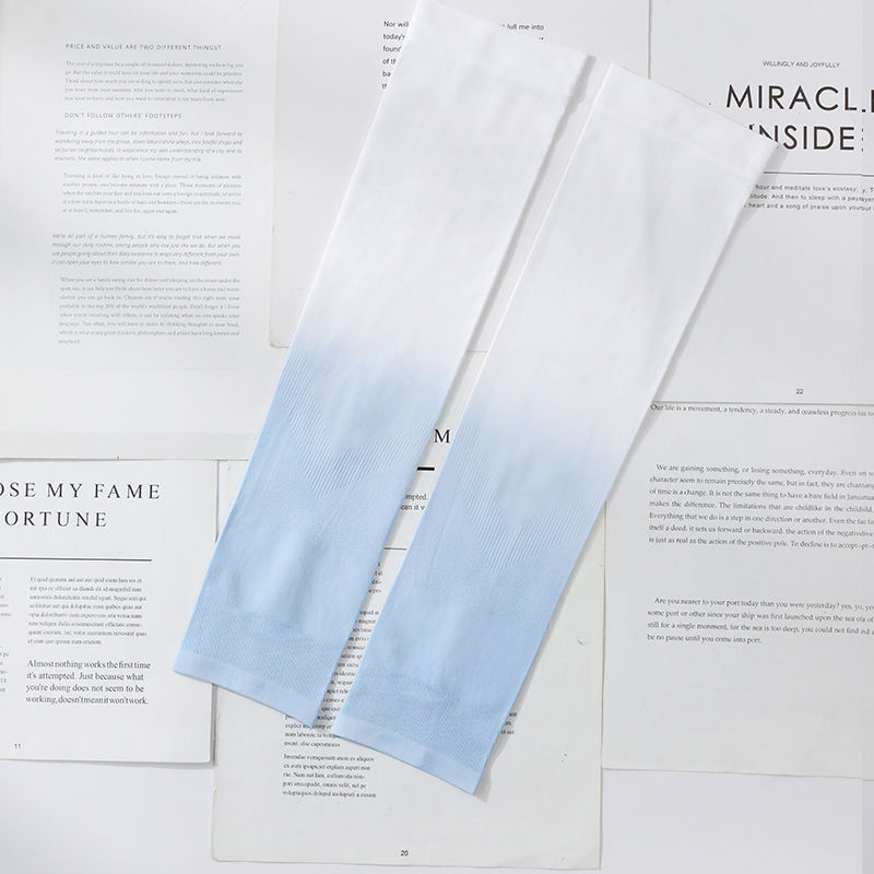 防晒袖套实物图