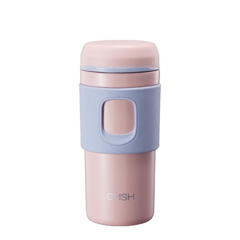 保温杯/咖啡杯/316不锈钢白底实物图