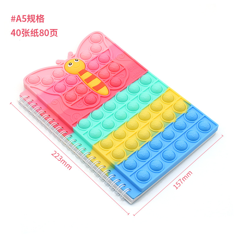 ضغط رواد مكافحة الفئران من السليكون من طراز A5 على نسخة من بطاقة (Notbook on 40 صفحة Specification image