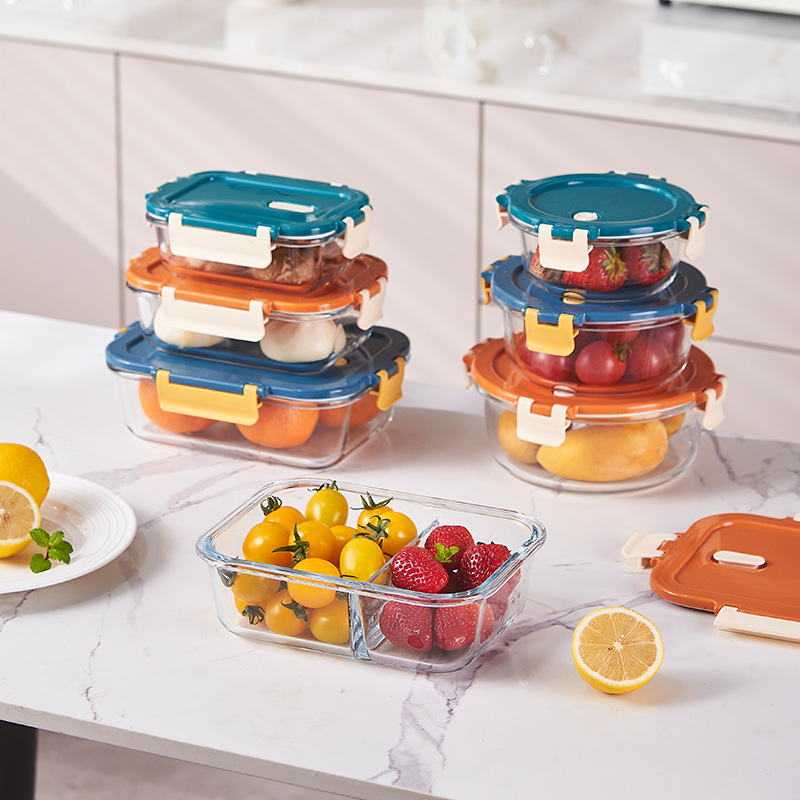 饭盒/一次性饭盒/玻璃保鲜盒/一次性四格饭盒/保温饭盒桶细节图