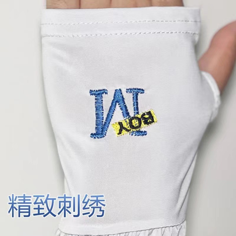 Summer sun protection arm sleeves for men, breathable and loose ice silk, M label, outdoor UV protection, sun protection arm sleeves Application Scenario