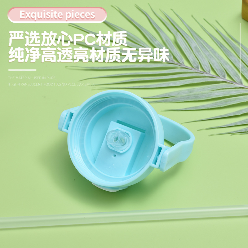 Large Capacity Outdoor Gradient Plastic Cup Summer As Space Cup Frosted Sports Plastic Kettle Straw Cup Set Cup Application Scenario