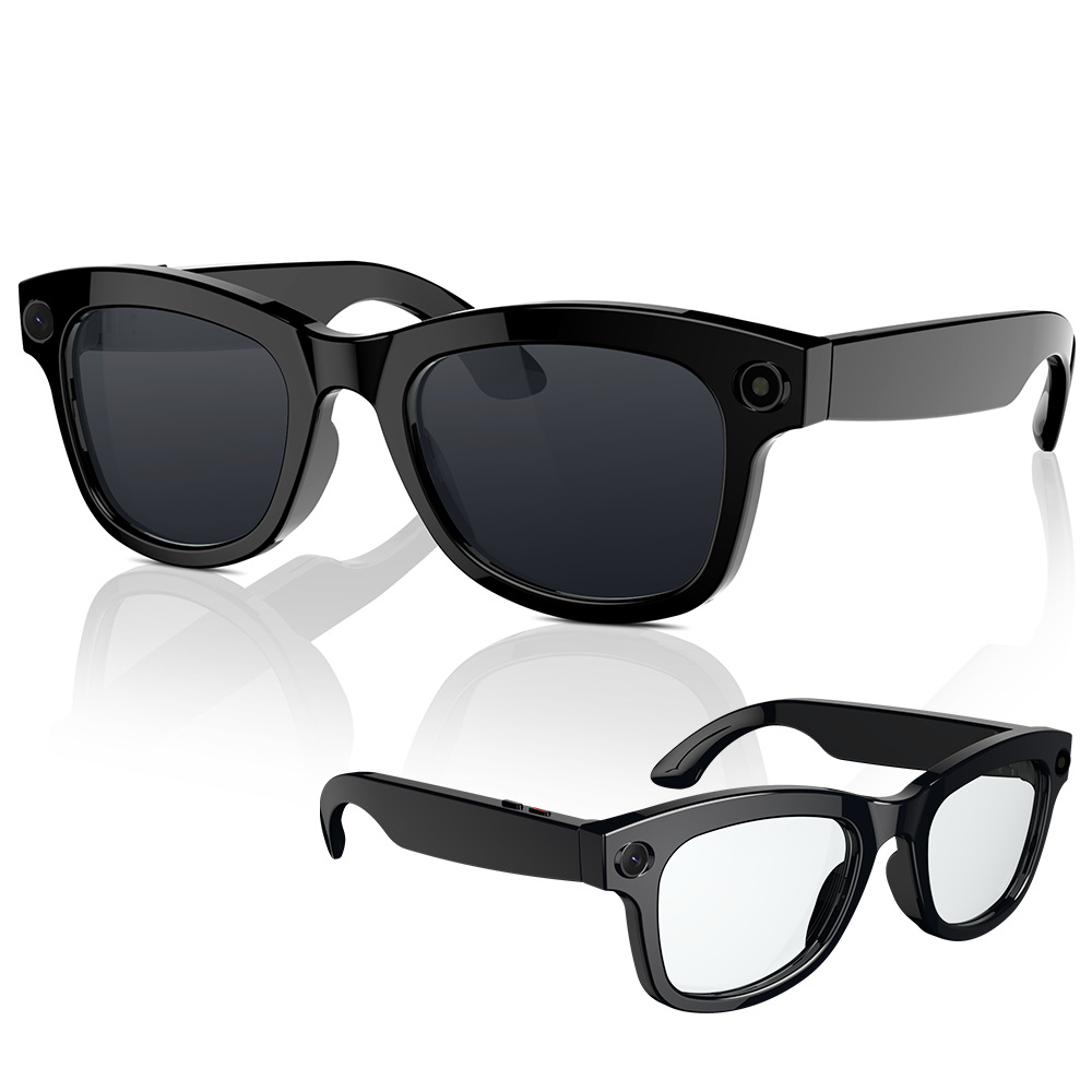 M01智能眼镜AI拍摄摄像头高清拍照录像语音通话翻译眼镜工厂批发