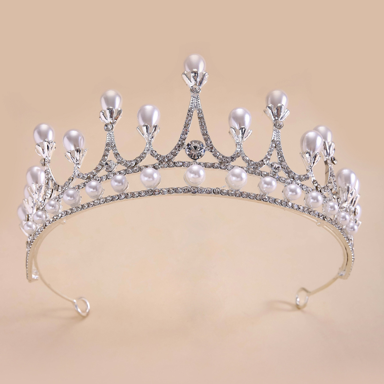 Yaxing Factory Direct sales of fashionable, simple and elegant bridal headwear, wedding hair accessories, princess pearls, diamonds and crowns