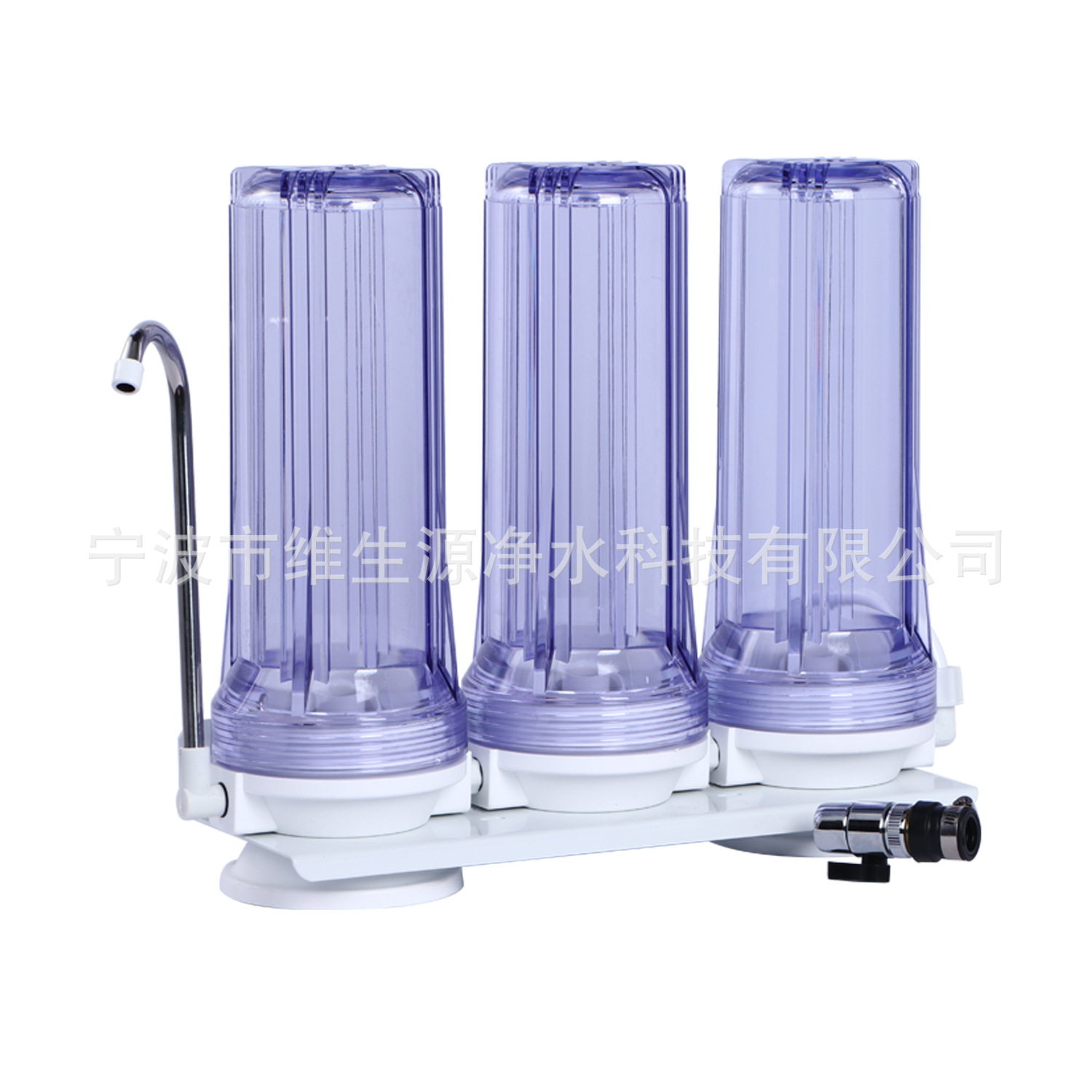 Countertop water purifier manufacturers produce inverted water purifiers for household kitchens and tap water filters in export styles Application Scenario