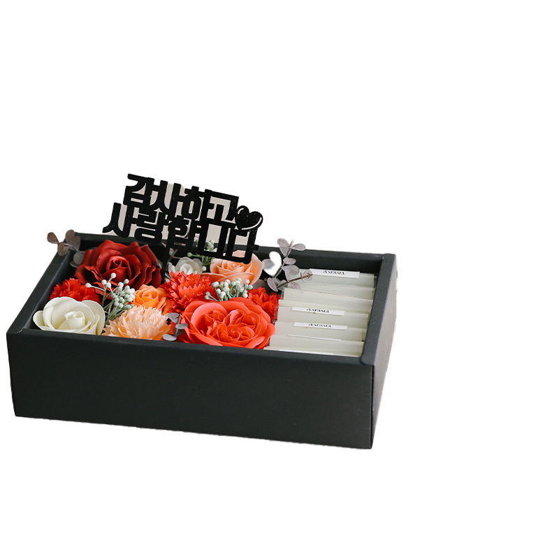 New Soap Flower Immortal Flower Gift Box To Send Mother Teachers Day Mother's Day Rose Wholesale Gift Items With Hand Gift Item Picture