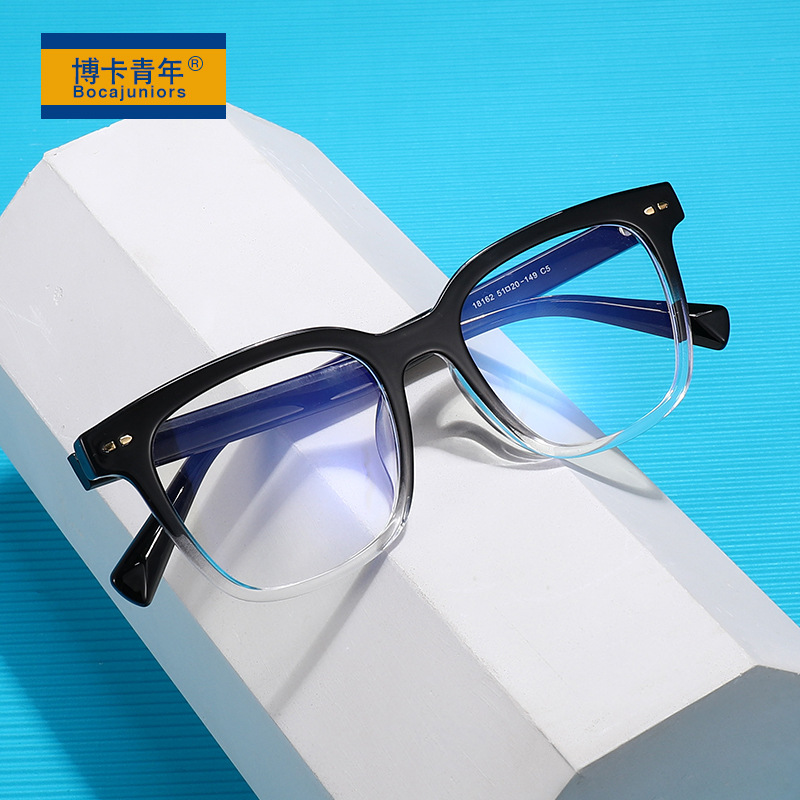 2022新款成人光学眼镜时尚舒适男女通用全框架防蓝光眼镜KY18162详情图1