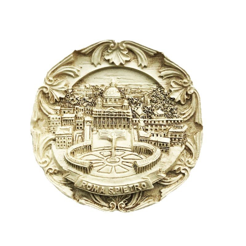 Cross-border e-commerce wholesale of goods in stock, world tourism commemorative decorative handicrafts, resin painted magnets, fridge magnets Item Picture