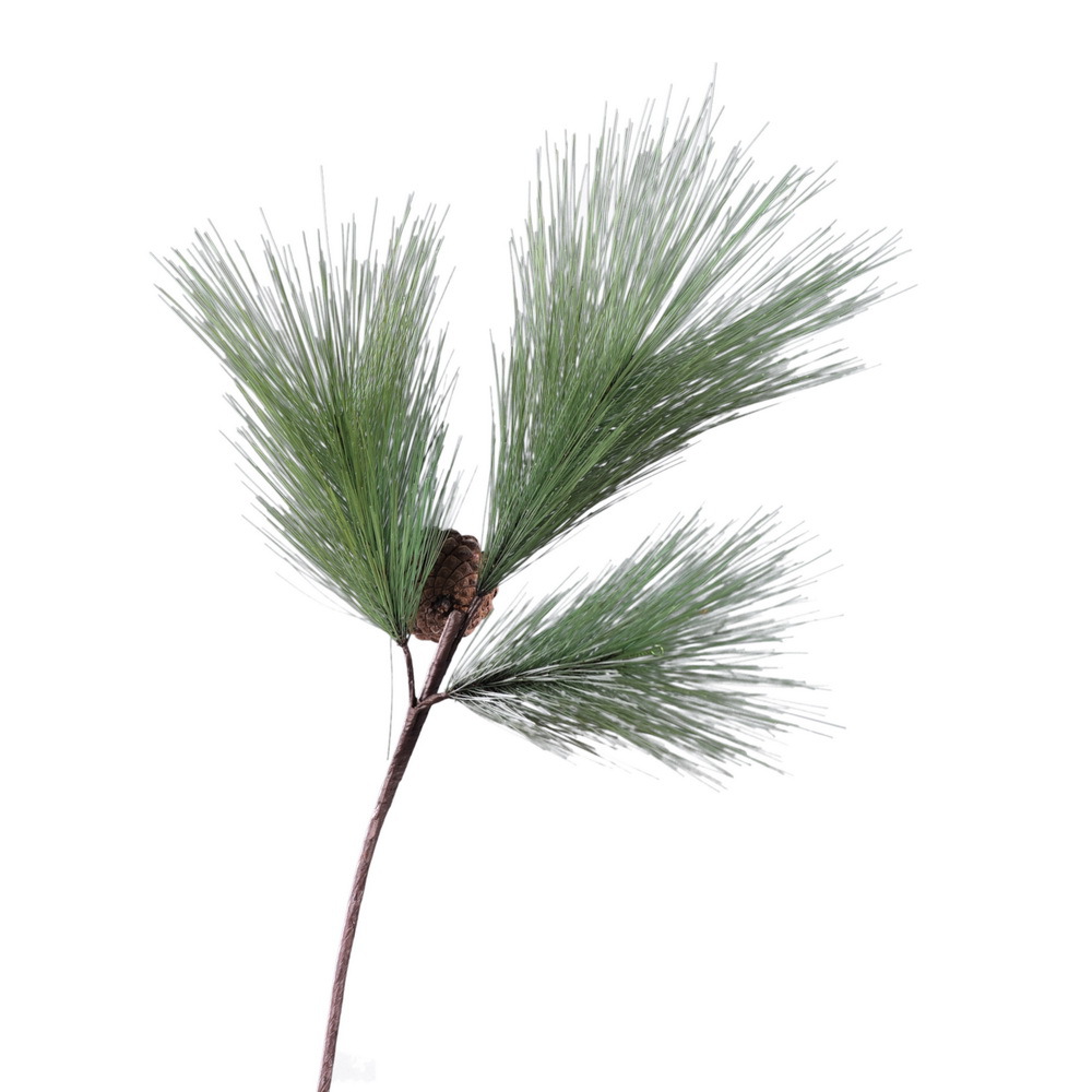 Factory direct sales of artificial Masson pine, Wabi-sabi style, Chinese Zen style artificial plants, wedding and banquet decoration green plants, pine needles Item Picture