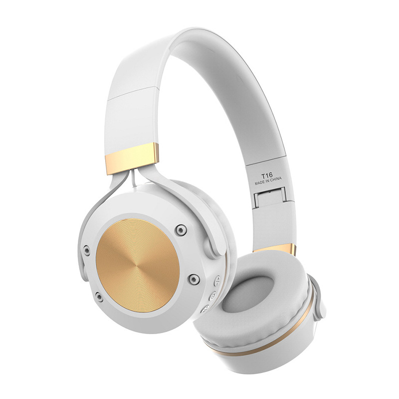 Crossover T16 bass estéreo auriculares inalámbricos bluetooth tarjeta enchufable TF auriculares bluetooth plegables Application Scenario