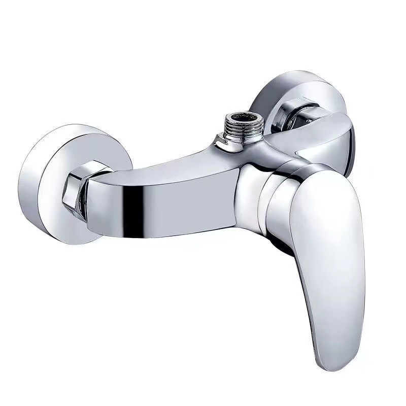 Carefully selected all-copper mixing valves, school engineering bathroom bathtub faucets, simple sets, household explosion-proof shower faucets Item Picture