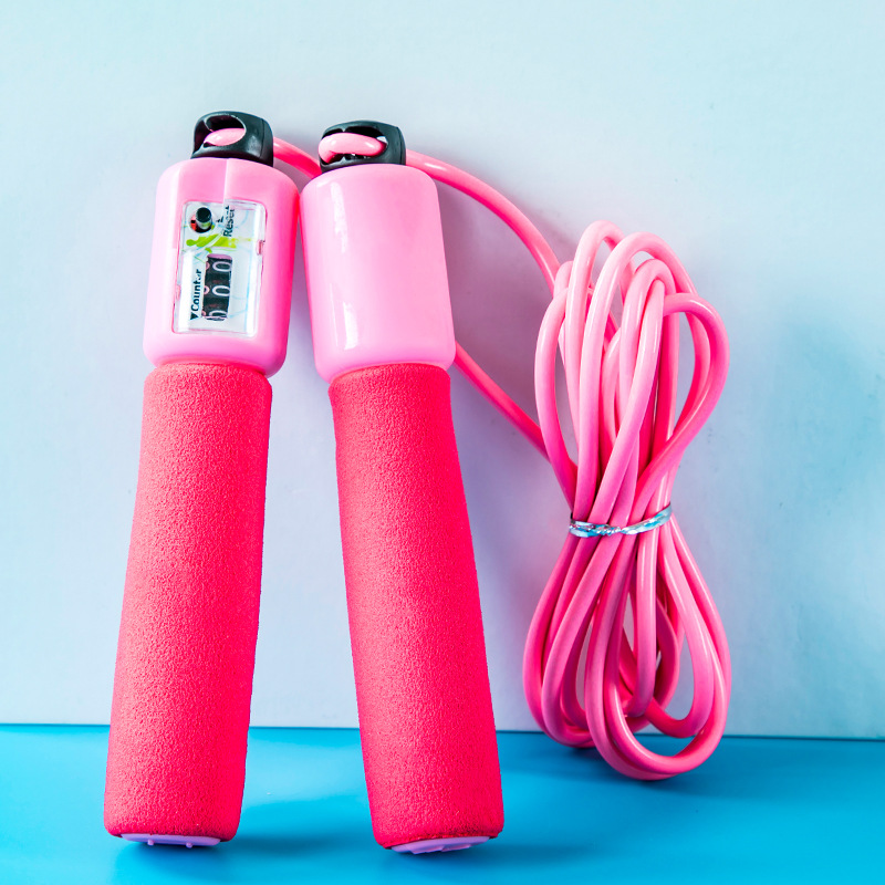 6229 Factory Direct Student Jump Rope Physical Exam Training Jump Rope Sponge Handle Fitness Competition Count Jump Rope Specification drawing