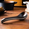 Heliangshao large soup spoon, household large spoon, kitchen long handle hot pot spoon, ceramic spoon, porridge serving spoon, soup serving spoon Application Scenario