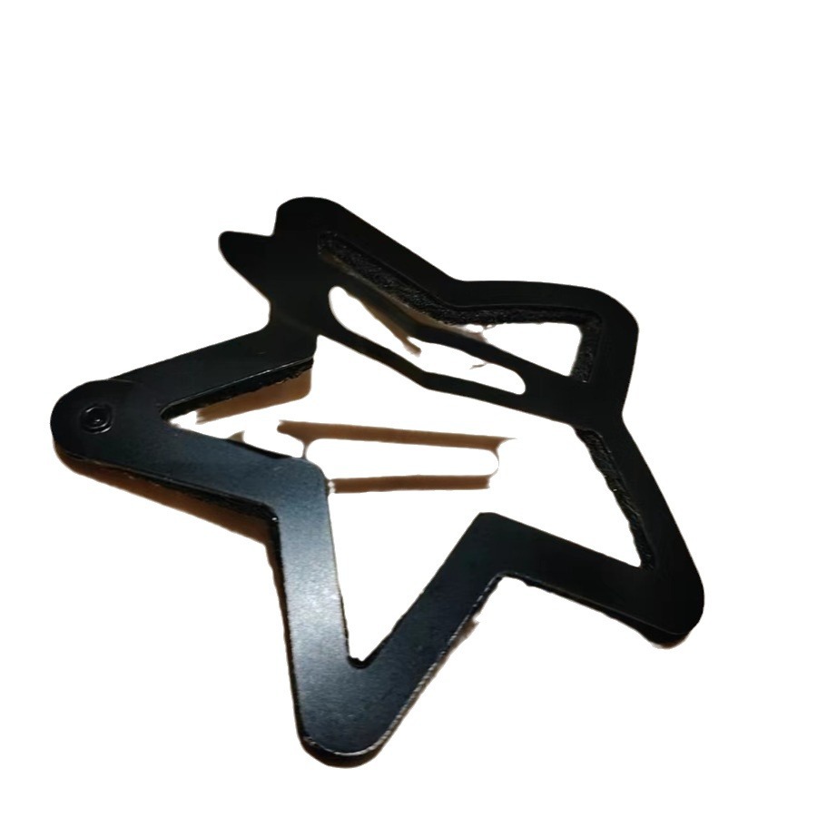 New water diamond five-pointed star bb clip for Internet celebrities, versatile and shiny full diamond hair clip, side broken hair bangs clip, hair accessory and headwear Item Picture