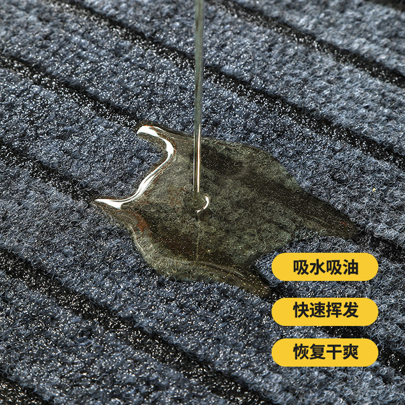 Kitchen floor mat absorbent, non-slip, oil-proof, erasable, non-washable, dirty-resistant foot mat entry door mat entry door carpet household Application Scenario