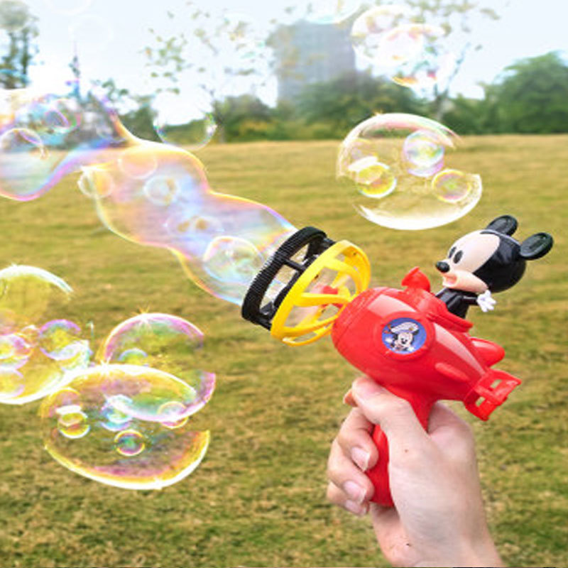 正版迪士尼泡泡机吹泡泡玩具儿童泡中泡泡枪全自动电动大泡泡器水详情图2