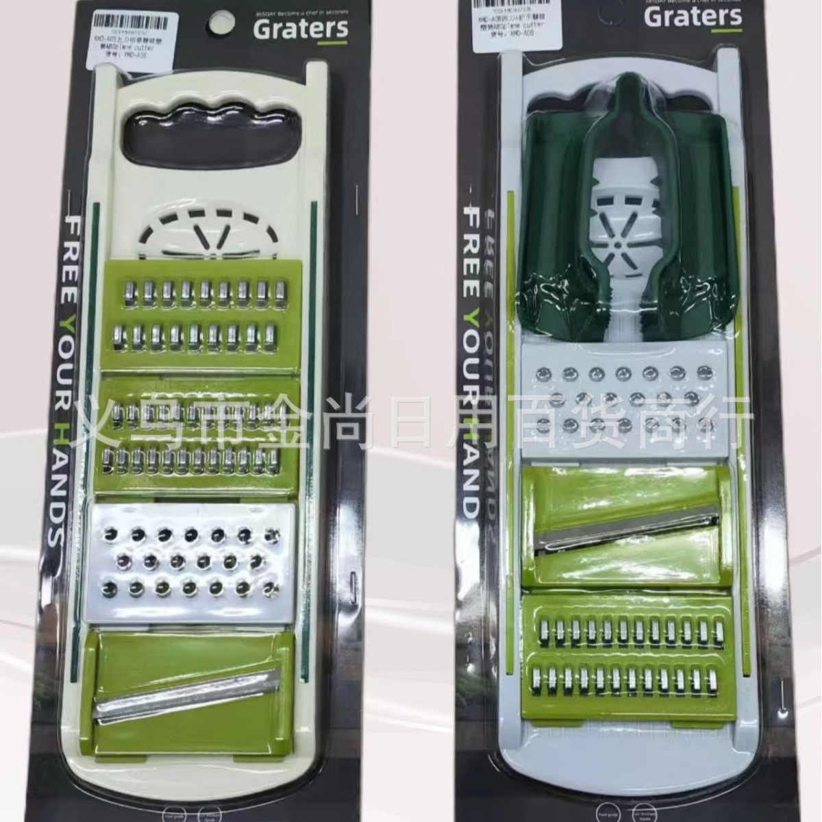 Household kitchen grater, cucumber and potato thin square single-cut grater, restaurant and cafeteria plastic grater Application Scenario