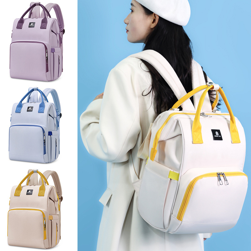 Mother Bag Multi-Functional Mother And Child Go Out Lightweight Bag Backpack Mother Bag Dry Wet Separation Travel Men And Women The Same