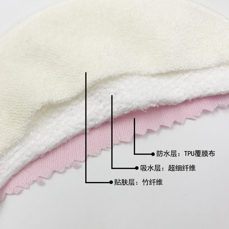 定制竹纤维防溢乳垫可洗哺乳期胸垫产妇月子用品溢乳贴孕产用品详情图2
