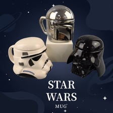 星球大战Star Wars Rebels mug黑武士白兵星战系列水杯 陶瓷杯子