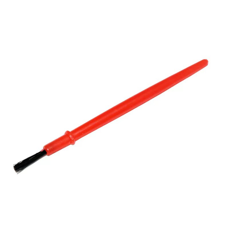 8.5CM plastic stick-mounted brush, eco-friendly paint brush, gypsum ceramic painting brush Item Picture