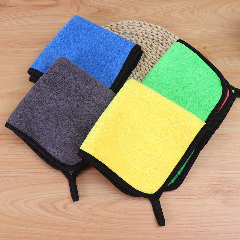 网红双面绒毛/吸水抹布超软/高密珊瑚绒清细节图