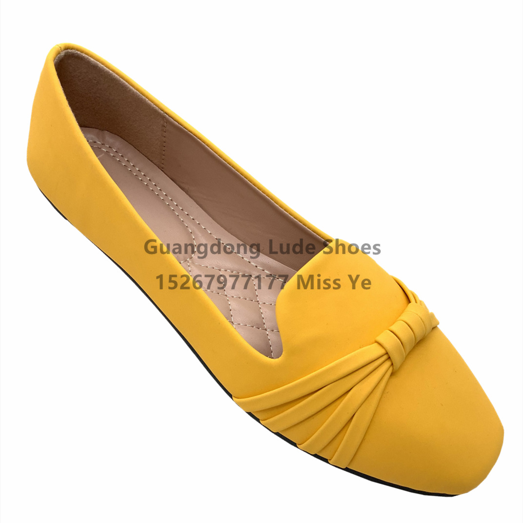 2022 New Casual Single Shoes Women Fashion All Comfortable Flat Shoes Guangzhou Women's Shoes Craft Shoes Single Shoes Women Item Picture