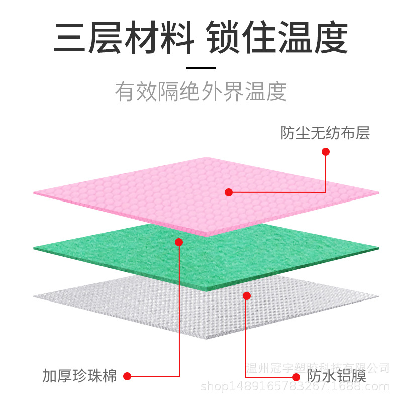 Pearl Cotton Aluminum Foil Thermal Insulation Bag Takeaway Thermal Insulation Cold Milk Tea Bbq Portable Non-Woven Disposable Packing Bag Customized Application Scenario