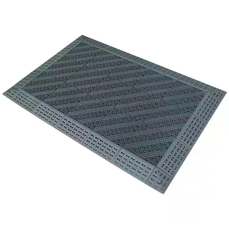 Anti-slip floor MATS, outdoor three-in-one spliced door and entrance commercial carpets, outdoor floor MATS, hotel dust-removing door MATS Item Picture