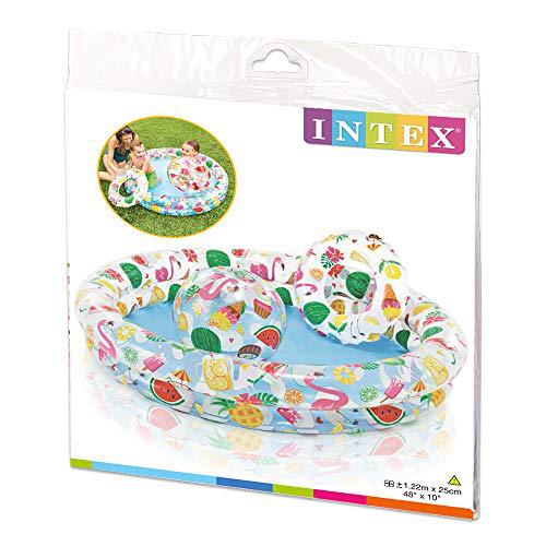 مشروع INTEX 59460 حوض السباحة في حوض الحديقة المفتوحة للأطفال في حوض السباحة الدائري المزدوج في هاواي Item Picture