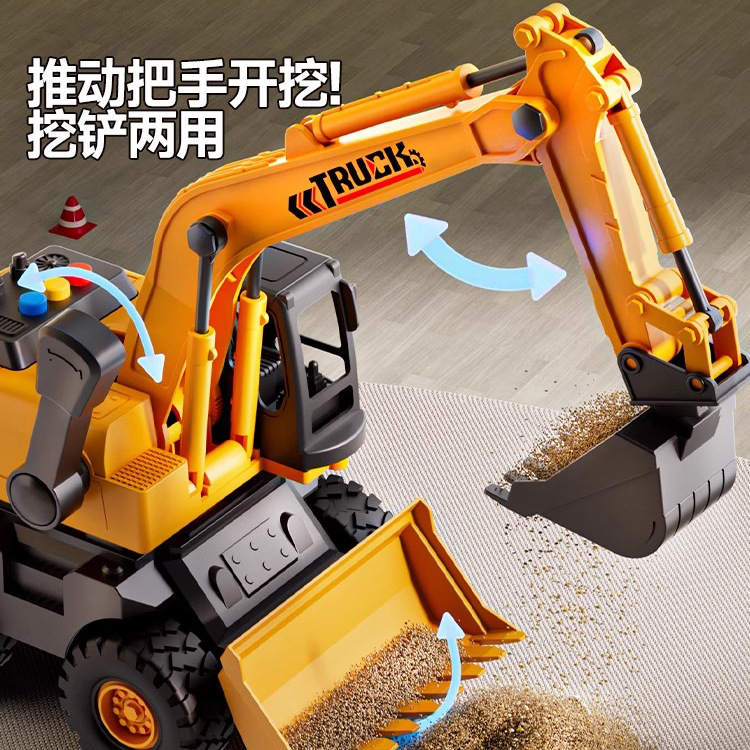 Extra-large excavators, toy cars, boys' excavators, dump trucks, trucks, transport engineering vehicles, children's cranes, forklifts Application Scenario