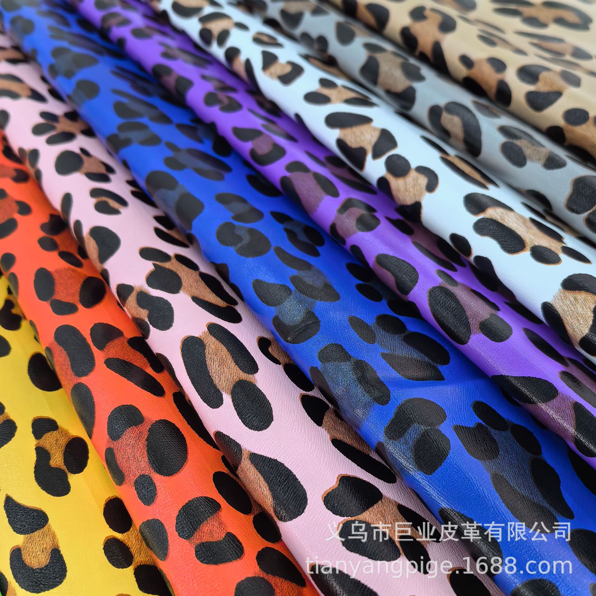 Pu Artificial Leather Leopard Cat Claw Leather Print New European Standard Environmental Protection Leather Bags Belt Shoes Sofa Leather Leather Fabric details Picture