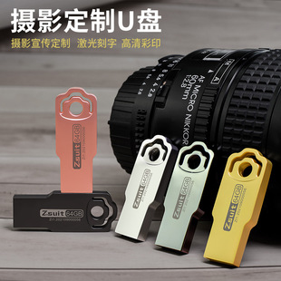 旋转U盘64GB小胖子u盘32g高速优盘3.0金属刻字u盘128GB电脑USB2.0详情14