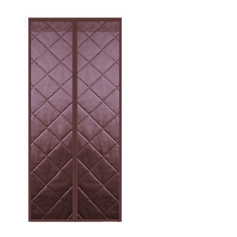 Thickened cotton door curtains for winter Windows, household air conditioners for warmth and heat preservation, windproof and windproof sealing partition curtains, and cold protection in winter Item Picture