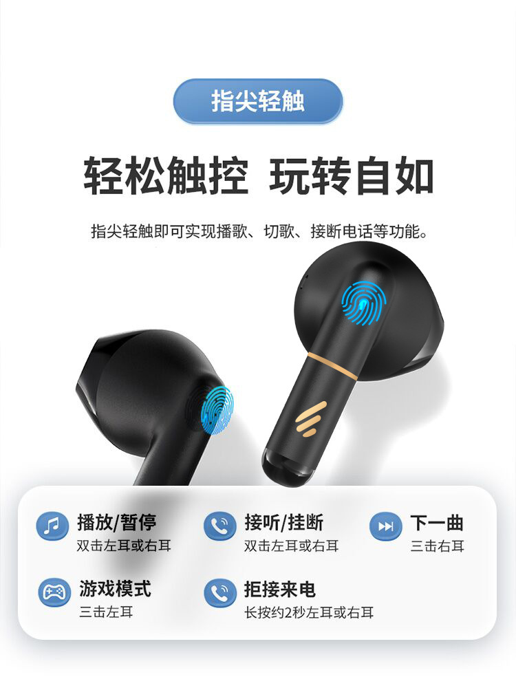 Rambler Bluetooth Headset Z1 True Wireless Noise Cancellation Binaural Semi-In-Ear 2021 New X2 Male Female Application Scenario