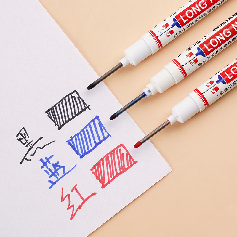 记号笔/套装/中性笔文具/记号笔学生中性/黑色记号笔细节图