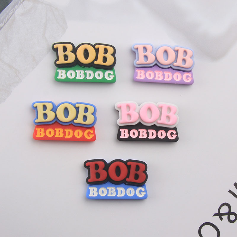 Colorful BOB resin cream glue phone cases, hair ties, hairpins, accessories, diy factory wholesale, water cup stickers, stationery boxes details Picture