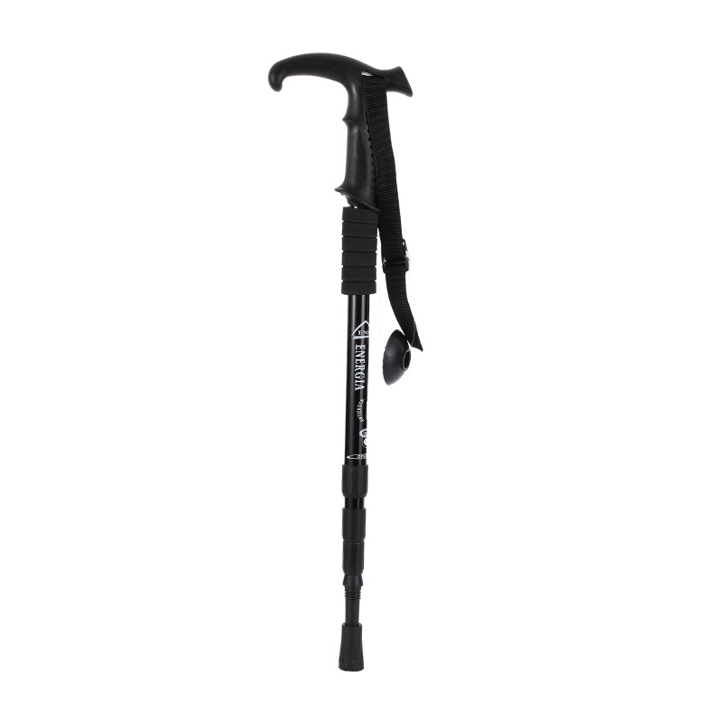 Four Folding Aluminum Trekking Cane Cane Outdoor Camping Trekking Cane Sports Equipment Wholesale Item Picture