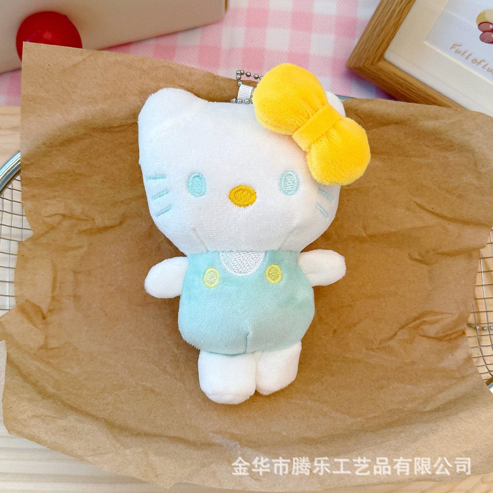 Tengle Cute Sanrio big Bow KT plush pendant bag Pendant keychain Doll Small doll Item Picture
