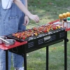 Barbecue grill, outdoor charcoal, household barbecue tools, barbecue grill, grill rack, outdoor equipment, smokeless carbon grill details Picture