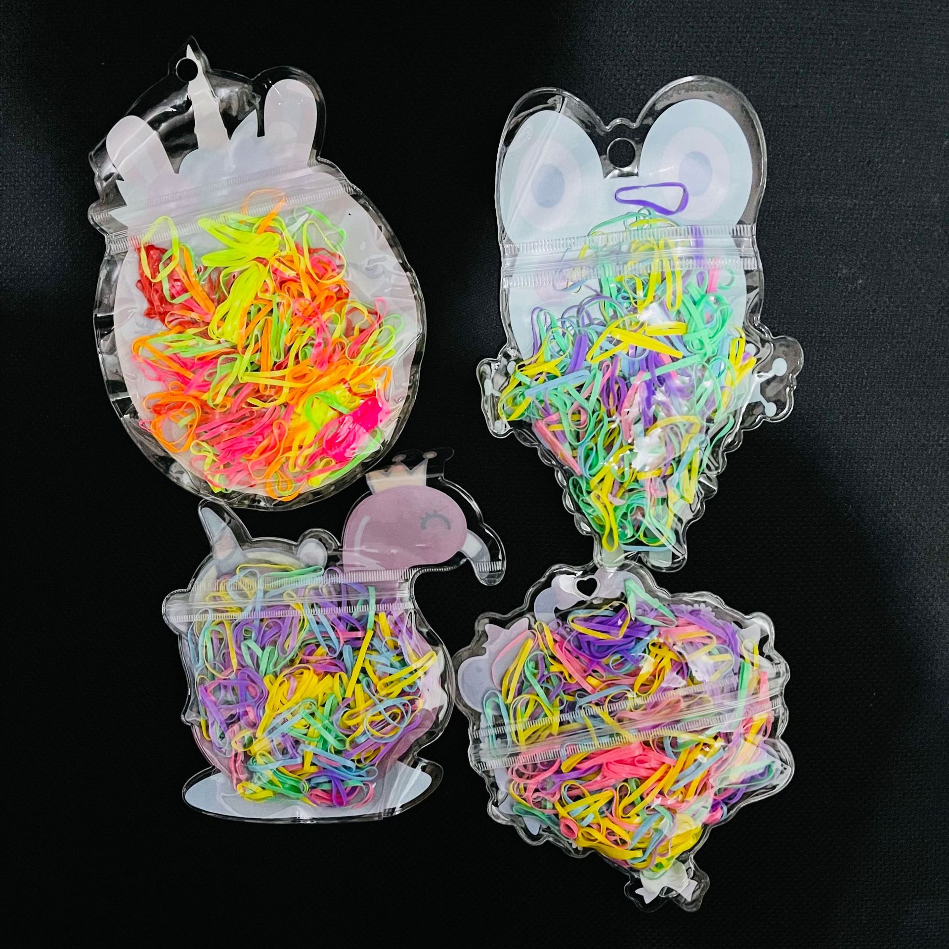 大肠圈/饰品/发圈/发绳/大肠发圈白底实物图