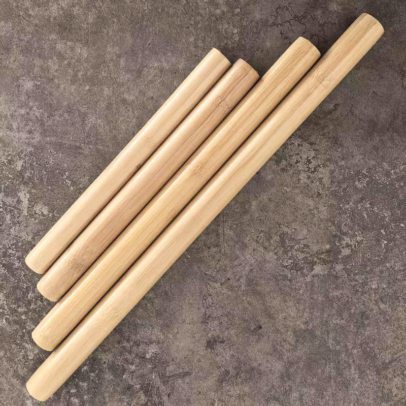 多规格实竹木不粘压面棍饺子皮擀面棍面粉棍大中小号竹制烘焙擀面