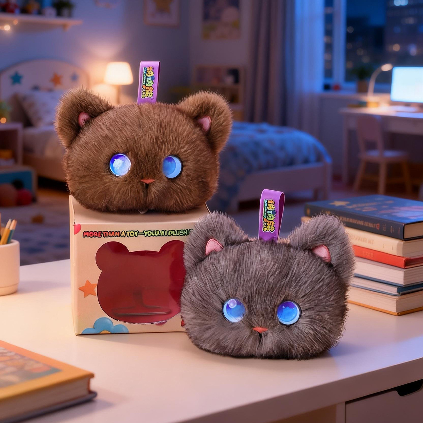 Cross-border AI toys, emotional companionship, intelligent robots, cats, plush toys, trendy children's educational toys