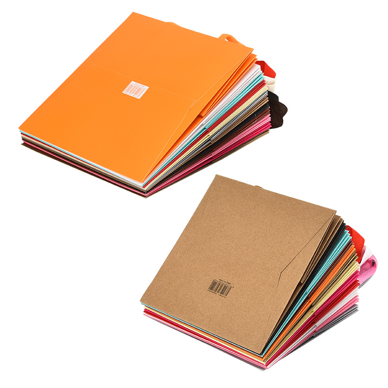 Square paper bags, flower shop handbags, cake bouquets, gift packaging bags, square-bottom gift bags, in stock with logo printing Item Picture