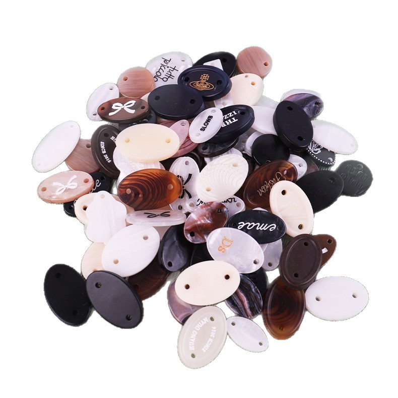 أزرار المعطف ذات شكل دائري من الراتنج الراتنج Item Picture