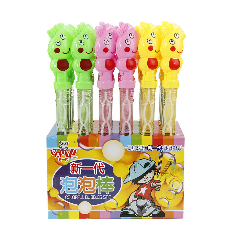 Cartoon bubble blowing stick toys, children's bubble swords, Western swords, park street vending toys, bubble blowing water wholesale Item Picture
