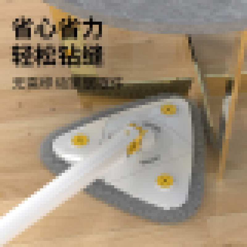This hand-free household triangular mop is a perfect tool for cleaning glass walls, ceilings, wall tiles and mops Application Scenario