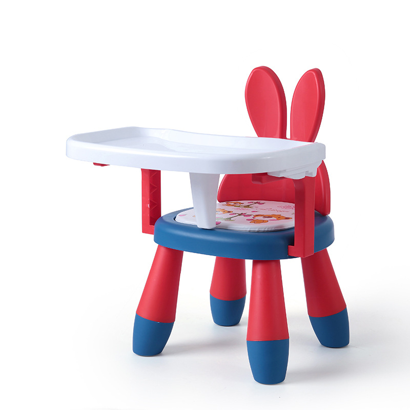 儿童叫叫椅可/儿童餐椅/可拆卸白底实物图